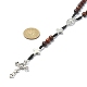 Collares de cuentas de rosario de madera NJEW-TA00081-1