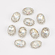 Cabochons Diamante de imitación de la aleación MRMJ-T014-04B-1
