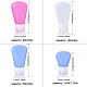 ベネクリエイト クリエイティブ ポータブル シリコーン トラベル ポイント ボトル セット  シャワー用  シャンプー  化粧品  乳液貯蔵  ミックスカラー  20ml / 60ml / 37ml  6個/セット MRMJ-BC0001-03-2