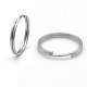 304 anelli portachiavi in ​​acciaio inox STAS-S105-JA619-8-2