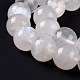 Brins de perles de pierre de lune arc-en-ciel naturel G-I249-B04-06-3