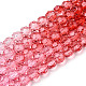 Chapelets de perles en verre transparente   X-GLAA-E036-07N-2