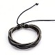 Adjustable Twine Style Leather Cord Bracelets BJEW-F173-09A-1