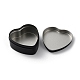 Tinplate Iron Heart Shaped Candle Tins CON-NH0001-02D-3
