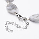 Bracelets & boucles d'oreilles & colliers ensembles de bijoux SJEW-JS01046-10