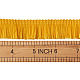 ポリエステルリボン  フリンジレーストリム  ゴールド  7/8~1インチ（23~25mm）  25メートル/カードについて OCOR-TAC0005-09E-8