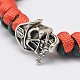 Nylon Cord Bracelets BJEW-P199-16AS-2