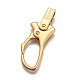 304 Stainless Steel Keychain Clasp Findings STAS-P229-013G-2