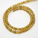 Natural Agate Round Bead Strands G-N0072-4mm-04-2