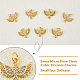 DICOSMETIC 20Pcs Rhinestone Bird Charms Brass Cubic Zirconia Pendants 18K Gold Plated Bird Charms Small Animal Dangle Pendants with Jump Ring for Necklace Bracelet Jewelry Making KK-DC0001-67-4