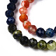 Natural & Synthetic Mixed Gemstone Beads Strands G-D080-A01-02-16-3