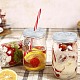 GORGECRAFT 16pcs Mason Flower Jar Insert Lid Plants Organizer Frog Lids Windmill Pattern Glass Bottle Covers for Regular Mouth Mason Canning Jars Fixed Tools Home Office FIND-WH0126-116F-7