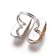 (venta de fábrica de fiestas de joyería) anillos de dedo ajustables con rhinestone de arcilla polimérica RJEW-K229-D01-3