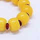 Resin Imitation Amber Beads Stretch Bracelets BJEW-E337-05-2
