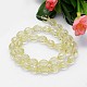 Faceted Oval Imitation Austrian Crystal Bead Strands G-M192-11x8mm-09A-2
