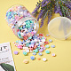 Craftdady 700Pcs 7 Styles Opaque Resin Cabochons CRES-CD0001-07-10