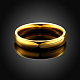 Regali di san valentino anelli per coppia in acciaio al titanio smaltato per donna RJEW-BB16394-6G-6