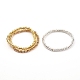 3 pièces 3 couleurs plaquent des ensembles de bracelets extensibles de perles d'hématite synthétique non magnétiques BJEW-JB05930-1