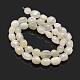 Pépites brins de perles de pierre de lune blanche naturelle G-J336-11-2