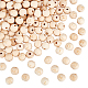 Olycraft 130 pièce de perles rondes en bois de l'alphabet de 14 mm WOOD-OC0002-69-1