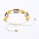 Bracelets de perles tressées en fil de nylon BJEW-JB05074-03-2