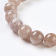 Chapelets de perles de sunstone naturelle naturelles L-G-G099-4mm-14-3