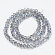 Chapelets de perles en verre électroplaqué EGLA-A034-T3mm-I18-2