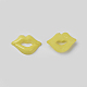 Cabochons en forme de lèvre en acrylique X-BUTT-E024-A-09-2