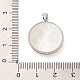 Кулоны из латуни с микропейвом и кубическим прозрачным цирконием KK-P260-27B-P-3