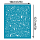Olycraft 4x5-дюймовые трафареты из глины трафарет в полоску для полимерной глины абстрактные линии созвездия трафареты для шелкографии трафареты для переноса сетки трафарет для изготовления ювелирных изделий из полимерной глины DIY-WH0341-259-2