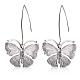 Butterfly Alloy Dangle Earrings for Women JE1085A-1