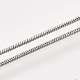 Латунь круглый змея цепи ожерелье материалы MAK-T006-11B-P-3