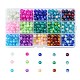 Baking Painted Crackle Glass Beads CCG-X0011-01-8mm-1