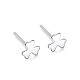 6 Pair 6 Style 999 Fine Silver Stud Earrings Set for Women EJEW-F317-01P-2