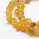 Natürliche gelbe Achat Perlen Stränge G-F521-11-3