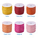 PandaHall Elite Waxed Cotton Thread Cords Kits YC-PH0001-03-3