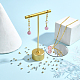 Pandahall elite 200pcs 2 couleurs laiton perle cap pendentif bélières KK-PH0002-25-3