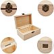 Unfinished Pine Wood Jewelry Box CON-WH0072-09-4