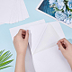 Benecreat 18 hojas transparente etiqueta de película para mascotas impermeable a4 etiquetas de impresión autoadhesivas en blanco para impresora de inyección de tinta suministros de oficina AJEW-BC0005-69-3