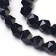 Natural Black Onyx Beads Strands G-K282-01B-3
