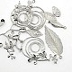 Pendenti in ottone platino misti reperti gioielli fai da te KK-X0034-P-FF-1