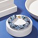 Toho japanisches Saat- und Bunte Malerei-Perlenarmband mit Messing-Magnetverschlüssen BJEW-MZ00036-03-2