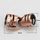 Brass S-Hook Clasps KK-E270-18x7mm-R-NR-1