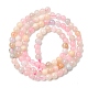 Morganite naturale filoni tonda&nbsp;G-I159-4mm-5