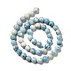 Fili di perline di gemstone naturale G-F730-02B-3