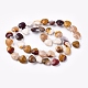 Chapelets de perles en mokaite naturel G-G821-13B-2