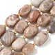 Natürliche sunstone Perlen Stränge&nbsp;G-G453-D01-01-2