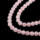 Chapelets de perles en quartz rose naturel G-G0003-D01-5