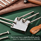 Ensembles d'outils d'estampage de sculpture sur cuir TOOL-WH0134-50-2