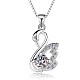925 Sterling Silver Pendant Necklaces NJEW-BB71865-A-1